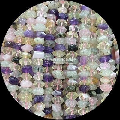 سنگ های قیمتی گنجی کریستال طبیعی سیترین گل رز کوارتز سنگ قیمتی شکل نامنظم خم شده رشته های گنجی گنجی برای ساخت جواهرات