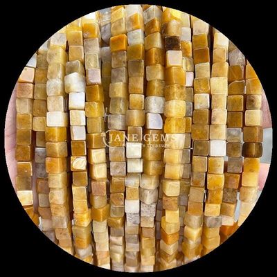 شکل مربع مکعب Howlite Lapis Lazuli رشته های گنجی گشاده برای ساخت جواهرات DIY