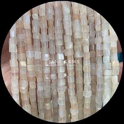 شکل مربع مکعب سنگ قیمتی طبیعی گل سرخ فیروزه سیاه آکات رشته های گل گشاده برای جواهرات DIY