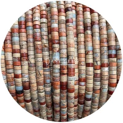 گره های کریستالی شکل زاویه راست دالمتان جاسپر گره های گشاده برای ساخت صنایع دستی