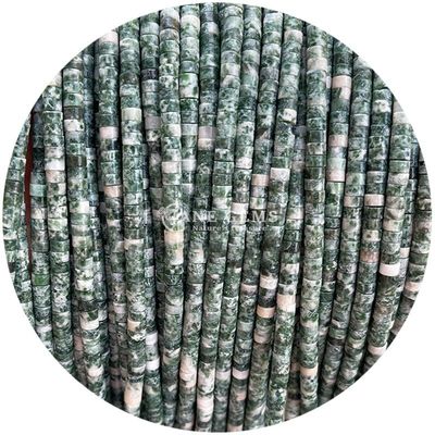 گره های کریستالی شکل زاویه راست دالمتان جاسپر گره های گشاده برای ساخت صنایع دستی