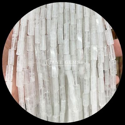 مستطیل زبرا یاسپی Lapis Lazuli سنگ قیمتی مروارید رشته های گشاده برای ساخت جواهرات