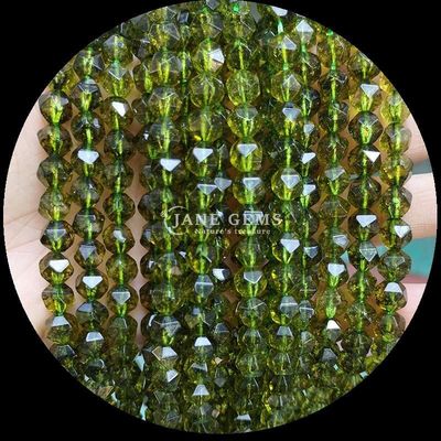 سنگ های قیمتی طبیعی در رنگ های مختلف آبنبات کوارتز آکوامارین رشته های گشوده برای جواهرات DIY