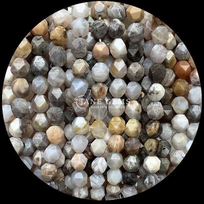 سنگ قیمتی مروارید الماس رنگ های مختلف درخشان جواهرات DIY 6mm 8mm 10mm تورمالین چشم ببر آبی رشته های گشوده