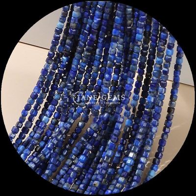 پولیش شده چند رنگی Lapis Lazuli آمازونیت مکعب برش سنگ قیمتی مروارید برای ساخت جواهرات DIY