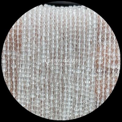 سنگ قیمتی مروارید مکعب روبی Zoisite چشم ببر رشته های آزاد مربع مروارید برای ساخت جواهرات DIY