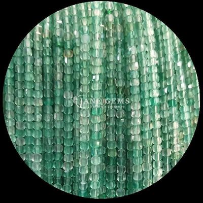 رنگارنگ مینی مکعب سنگ قیمتی مروارید گلابی اوپال و نخ های سبز آگات برای جواهرات DIY