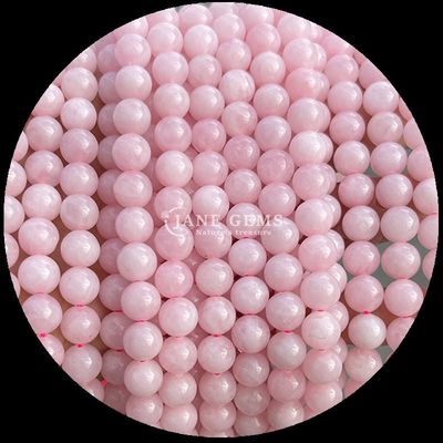 گره های گرد در رنگ های مختلف گل رز طبیعی کوارتز طلایی کوارتز Rutilated برای جواهرات DIY