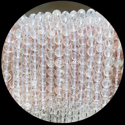 شکل طبیعی گرد سنگ قیمتی گره های شفاف کوارتز سیترین آمتیست رشته های آزاد برای جواهرات DIY