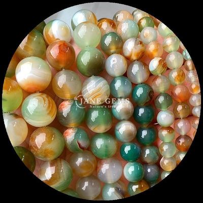 ساخت جواهرات DIY 8 میلی متر حلقه های سنگ قیمتی طبیعی در آگات گیلاس و رشته های مختلف آگات برای گوشواره ها