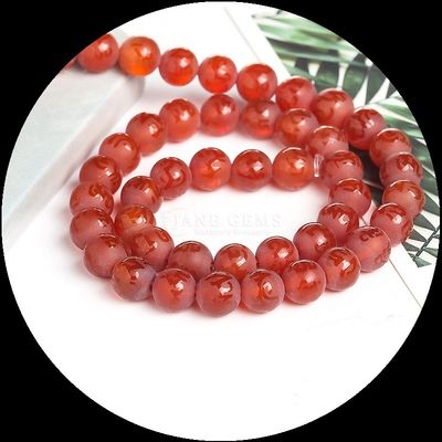 سنگ گوهر طبیعی انواع رشته ای آگات یخ زده گرد آگات رشته های گوهر گسسته کامل به مجموعه گردنبند شما