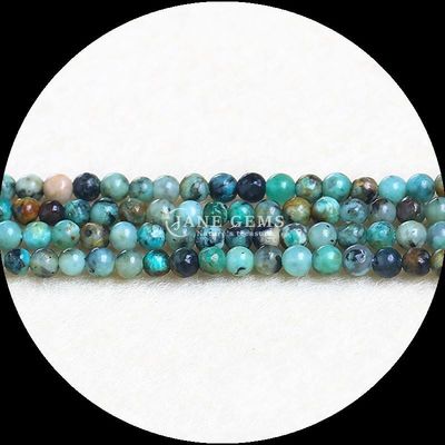 ساخت جواهرات DIY با سنگهای قیمتی طبیعی 4mm اندازه زیبا کریستال رز کوارتز Sodalite رشته های گوهر گشوده