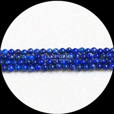 ساخت جواهرات DIY با سنگهای قیمتی طبیعی 4mm اندازه زیبا کریستال رز کوارتز Sodalite رشته های گوهر گشوده