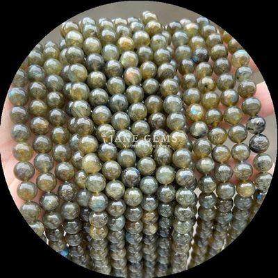 سنگ قیمتی برش گرد سنگ قیمتی گنجی زبرا جاسپر ماهاگونیا آبسیدیان انواع مختلف کریستال سنگ درمانی رشته های گنجی آزاد برای لوازم جانبی دست ساز