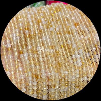 گوهر گرد انتخاب نهایی برای ساخت جواهرات DIY و لوازم جانبی شخصی انواع مختلف Ruby Zoisite Strawberry Quartz Mini Faceted Loose Bead Strands Crystal Healing Stones