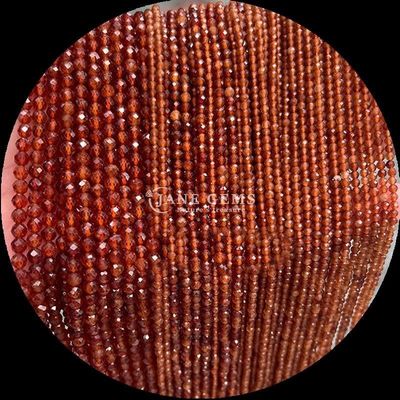 گوهر گرد انتخاب نهایی برای ساخت جواهرات DIY و لوازم جانبی شخصی انواع مختلف Ruby Zoisite Strawberry Quartz Mini Faceted Loose Bead Strands Crystal Healing Stones